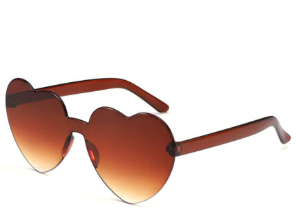 fashionable sunglasses heart shape
