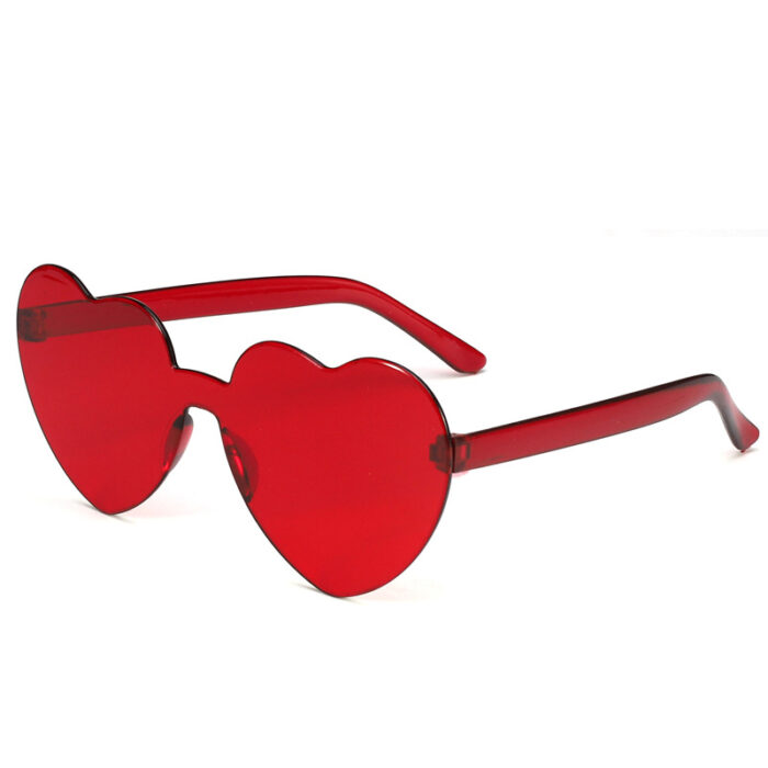 fashionable sunglasses red