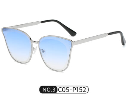 fashionable sunglasses cat eye blue