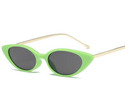 Fashion Trend Sunglasses Cat Eye Small Frame Green